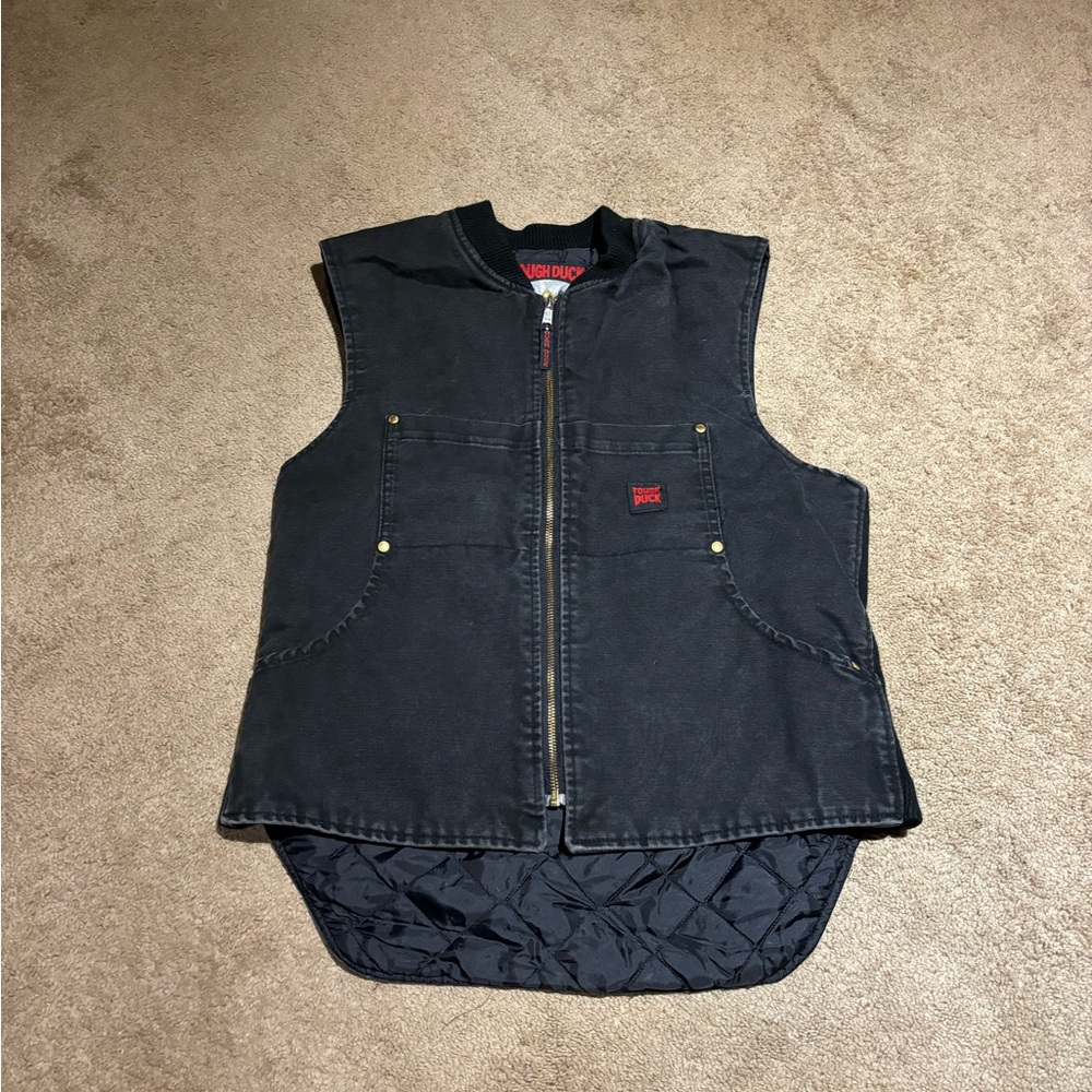 Tough duck vest